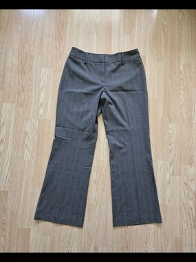 Alfani Charcoal Gray Boot-Cut Dress Pants
